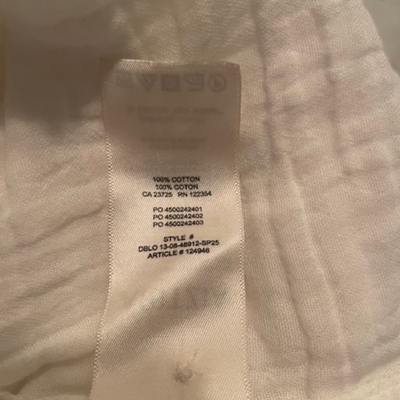 Aritzia Little Moon Airplush Sail Shirt White - Picture 8 of 10